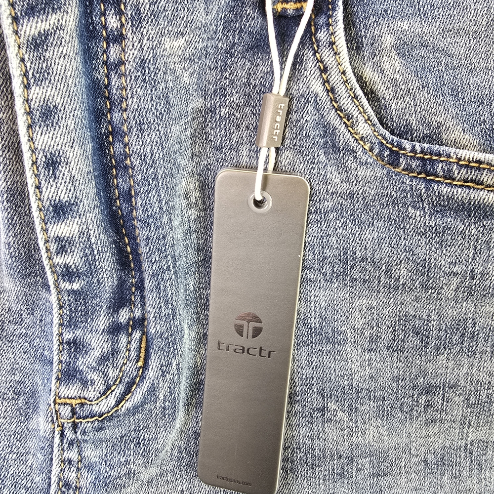 Tractr Faded Blue Ankle Jeans - Picture 6 of 14
